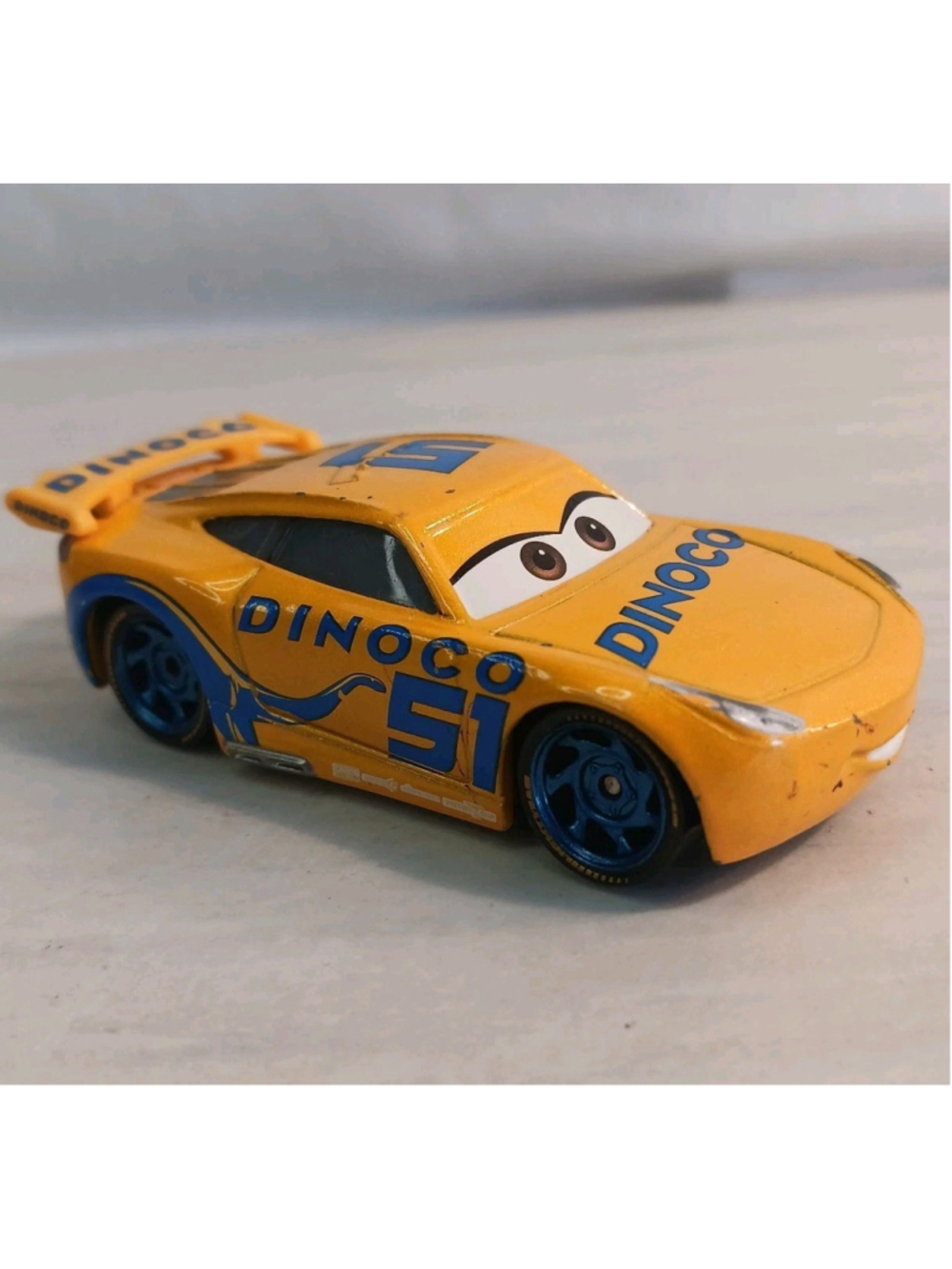 Disney Pixar Movie Cars 3 Diecast Dinoco 51 Cruz Ramirez DXV71 - Picture 1 of 6